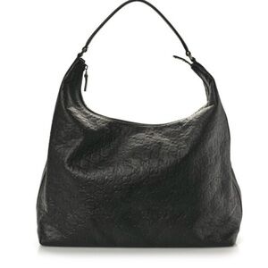 Guccissima Large Hobo Leather Bag
